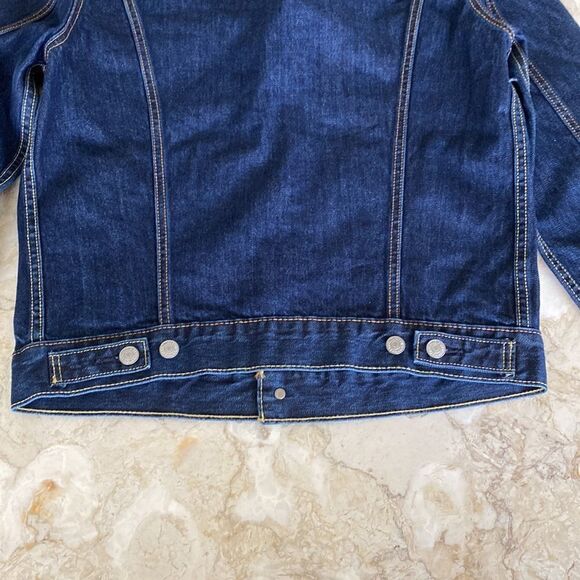NWT Levi’s  Trucker Red Tab Jean Jacket Dark Denim - Picture 7 of 14